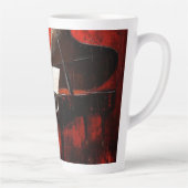 Tasse Latte Latte : 3 instruments à mur rouge (Droite)