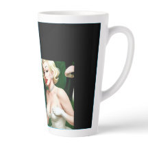 latte d'art champignon capricieux de Marilyn Monro
