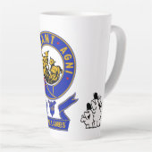 Tasse Latte Latte des agneaux (Angle droit)