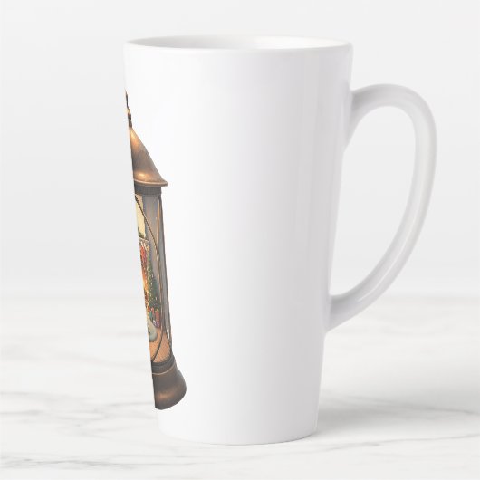 Tasse Latte Latte Mug-Christmas Lantern (Droite)