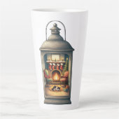 Tasse Latte Latte Mug-Christmas Lantern (Devant)