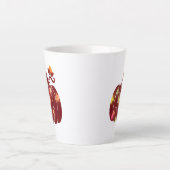 Tasse Latte Latte Mug, Citrouille d'automne (Devant)