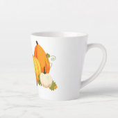Tasse Latte Latte Mug-Citrouilles (Droite)