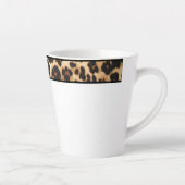Tasse Latte Latte Mug-Empreinte de léopard (Droite)