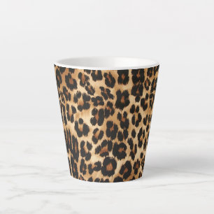Tasse Latte Latte Mug-Empreinte de léopard