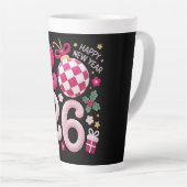 Tasse Latte Latte Mug-Happy New Year 2026 (Angle droit)