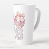 Tasse Latte Latte Mug-Happy New Year 2026 (Angle droit)