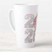 Tasse Latte Latte Mug-Happy New Year 2026 (Angle gauche)