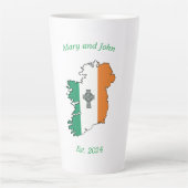 Tasse Latte Latte Mug, Mariage celte (Devant)