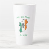 Tasse Latte Latte Mug, Mariage celte (Devant)