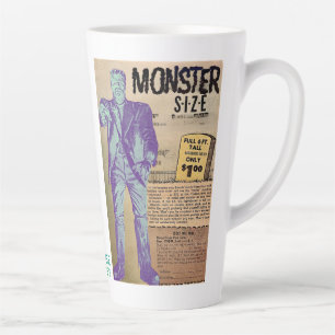 Tasse Latte Latte Mug, monstre de vintage Voices