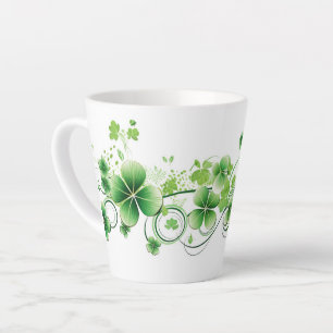Tasse Latte Latte Mug-St. Patricks Clovers