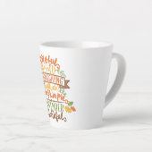 Tasse Latte Latte Mug-Thanksgiving (Angle droit)