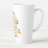 Tasse Latte Latte Mug-Thanksgiving (Droite)