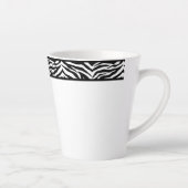 Tasse Latte Latte Mug-Zebra Print (Droite)