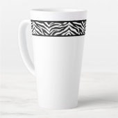 Tasse Latte Latte Mug-Zebra Print (Angle gauche)