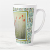 Tasse Latte Latte - Red Wildflowers (Droite)