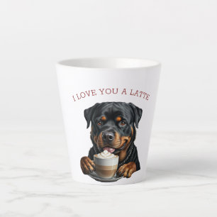 Tasse Latte Latte Rottweiler