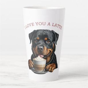 Tasse Latte Latte Rottweiler