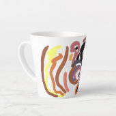 Tasse Latte l'automne d'Action de grâce (Angle gauche)