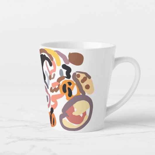Tasse Latte l'automne d'Action de grâce (Droite)
