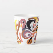 Tasse Latte l'automne d'Action de grâce (Devant)