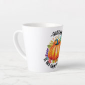 Tasse Latte L'automne est ma couleur préférée (Angle gauche)