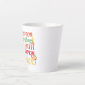 Tasse Latte L'Automne Est Pour Les Hugs Chauds Café Chaud Et É (Devant)