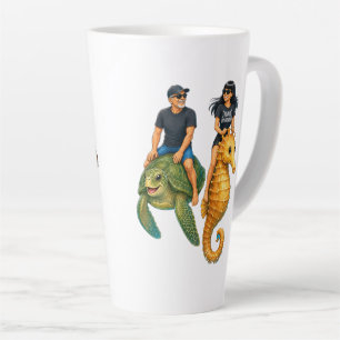 Tasse Latte L'aventure sauvage de grand-père et petites-filles