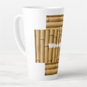 Tasse Latte Layers of Bamboo Rhythm in Bamboo Natural Repetiti (Angle gauche)