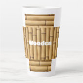 Tasse Latte Layers of Bamboo Rhythm in Bamboo Natural Repetiti (Devant)