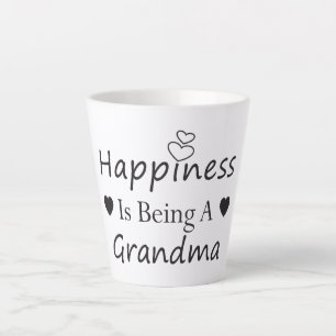 Tasse Latte Le bonheur est d'être grand-mère, grand-mère, g