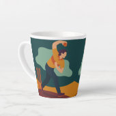 Tasse Latte Le Bowler (Angle gauche)