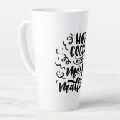 Tasse Latte Le cacao chaud et les marshmallows (Angle gauche)
