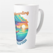 Tasse Latte Le calme dans ma tempête - Paddleboard (Angle droit)