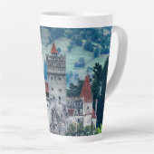 Tasse Latte Le château de Bran (Angle droit)