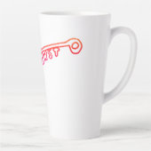 Tasse Latte Le Christ est la clé de la grande boue en latte (Droite)