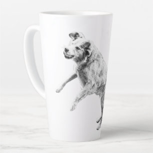 Tasse Latte Le ciel d'automne, l'esprit volant