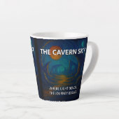 Tasse Latte Le ciel de la caverne (Angle droit)