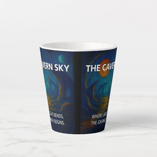 Tasse Latte Le ciel de la caverne (Devant)