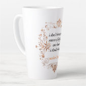 Tasse Latte Le coeur de la mère illuminant (Angle gauche)