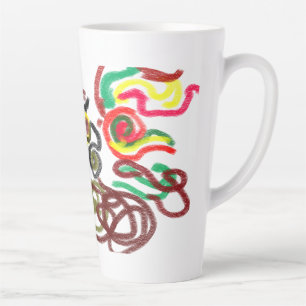 Tasse Latte Le cool de hibou l'adore