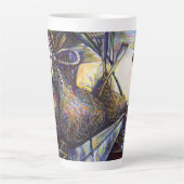 Tasse Latte Le destin hurlant de la vie (Devant)