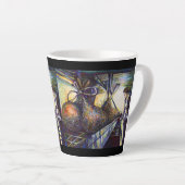 Tasse Latte Le destin hurlant de la vie (Angle droit)