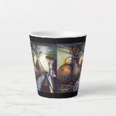 Tasse Latte Le destin hurlant de la vie (Devant)