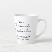 Tasse Latte Le Diplômé Sensé Personnalisé (Droite)
