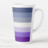 Tasse Latte Le drapeau de la fierté lesbienne boucher de Slipp (Droite)