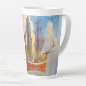 Tasse Latte Le galion d'or de Newell Convers Wyeth (Angle droit)