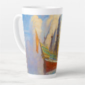 Tasse Latte Le galion d'or de Newell Convers Wyeth (Angle gauche)