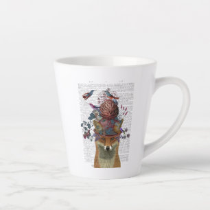 Tasse Latte Le gardien d'oiseaux Fox avec Artichoke